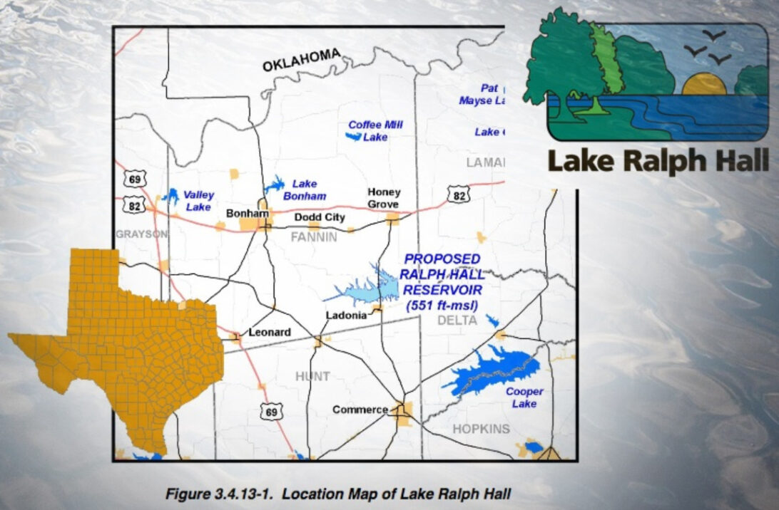 Lake Ralph Hall Map - DiNatale Water Consultants