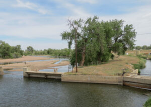 Ditch Headgate and South Platte River